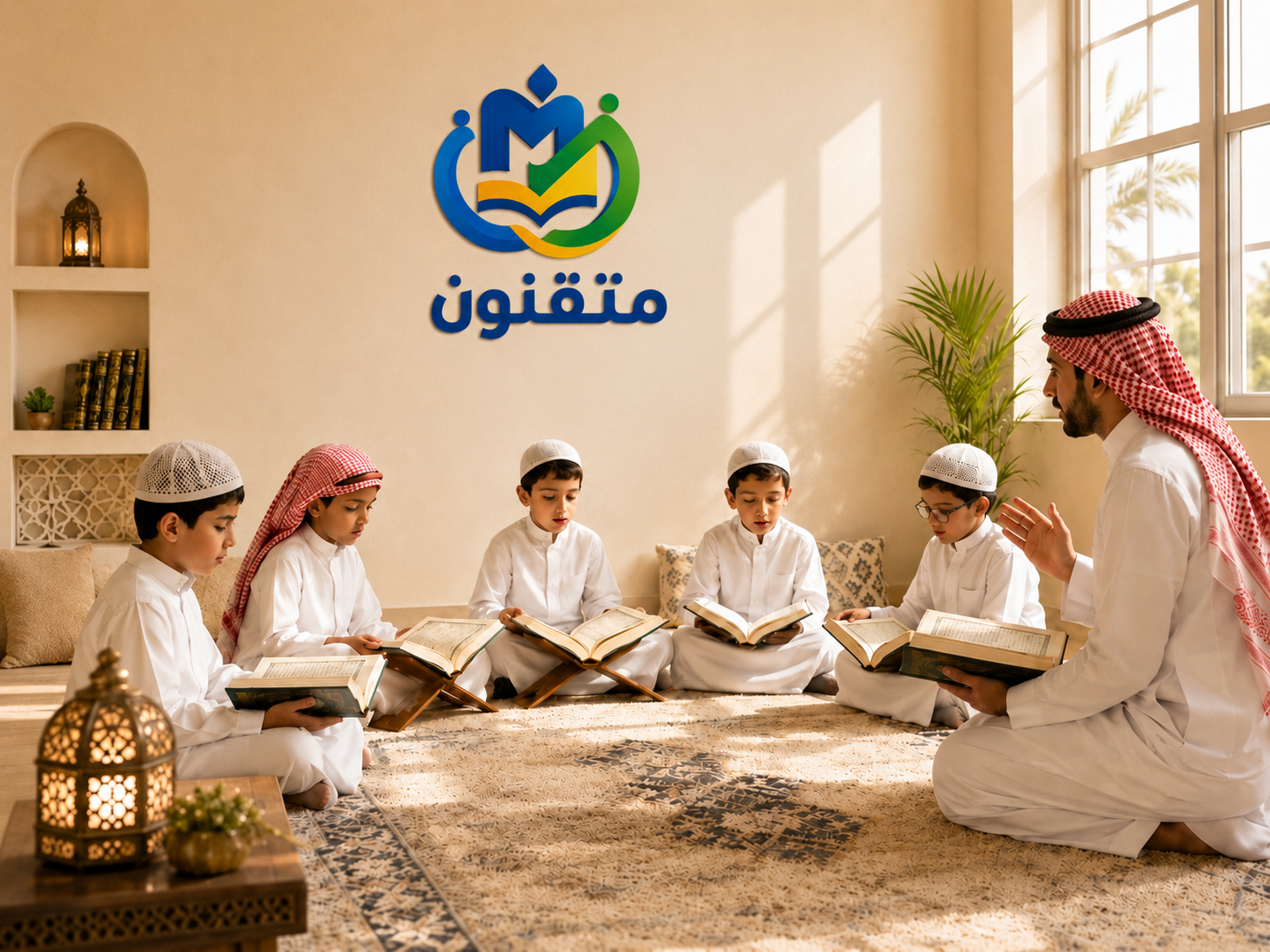 أطفال يتعلمون القرآن في متقنون 